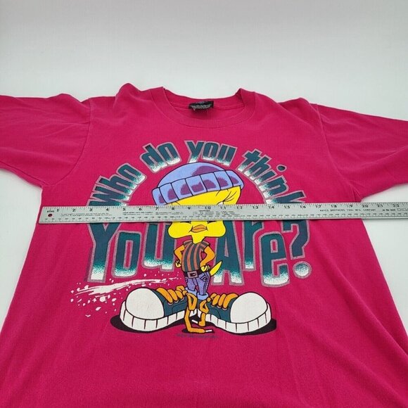 Tweety Bird Tee Size Large Pink Vintage VTG 90's‎ Warner Bros - Picture 5 of 8